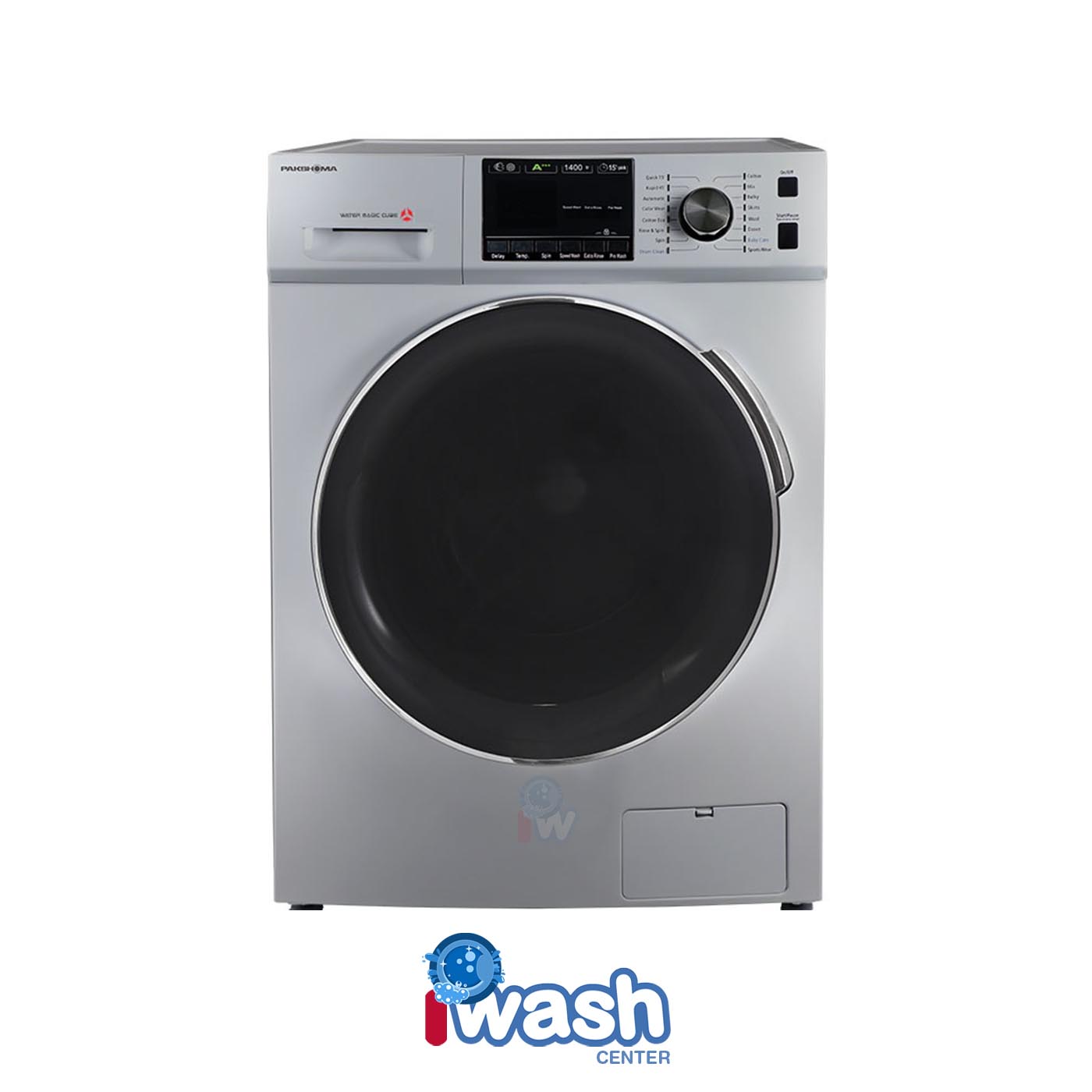 ماشین لباسشویی 7 کیلویی پاکشوما مدل BWF 40704 ST نقره ای