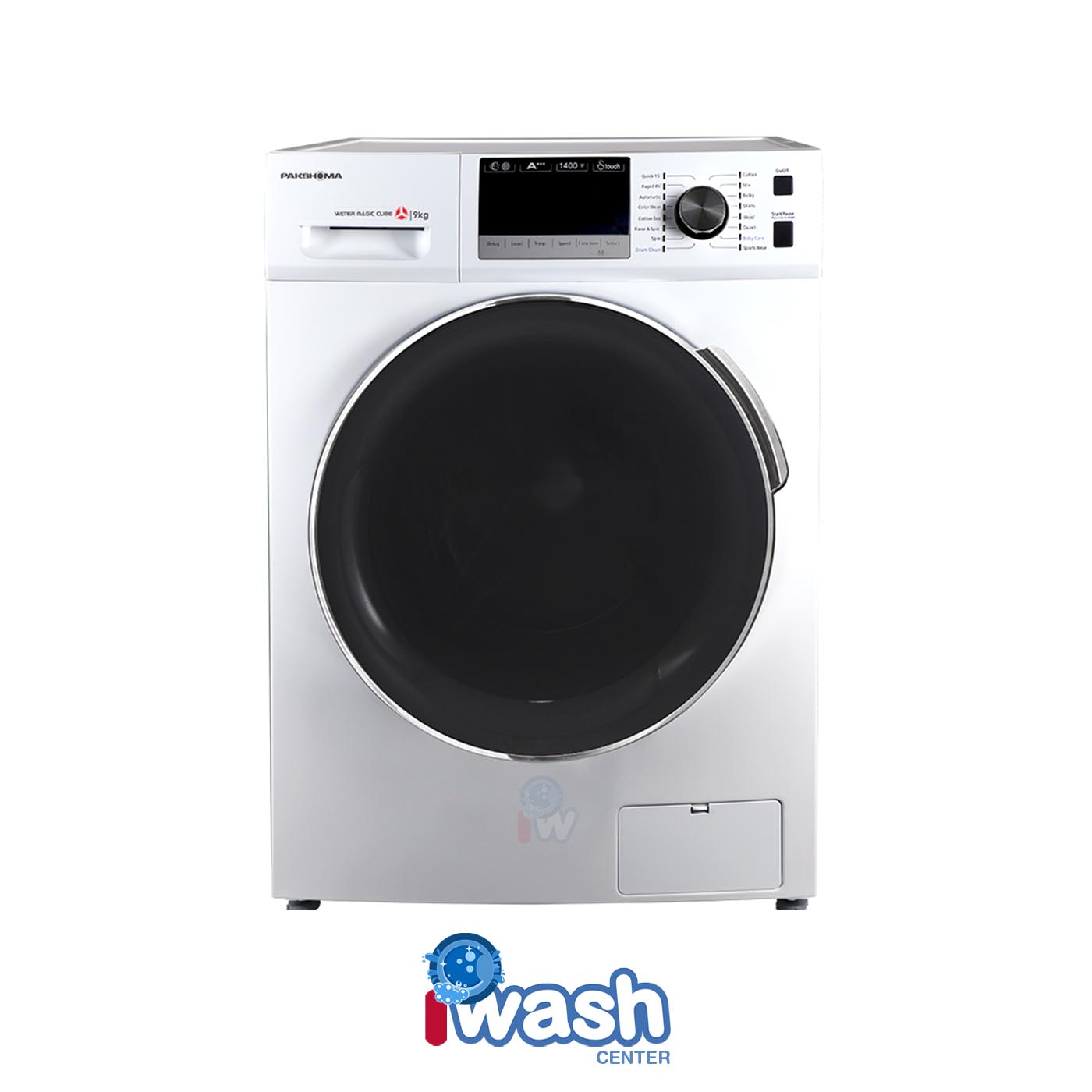 ماشین لباسشویی 8 کیلویی پاکشوما مدل BWF 40806 WT سفید