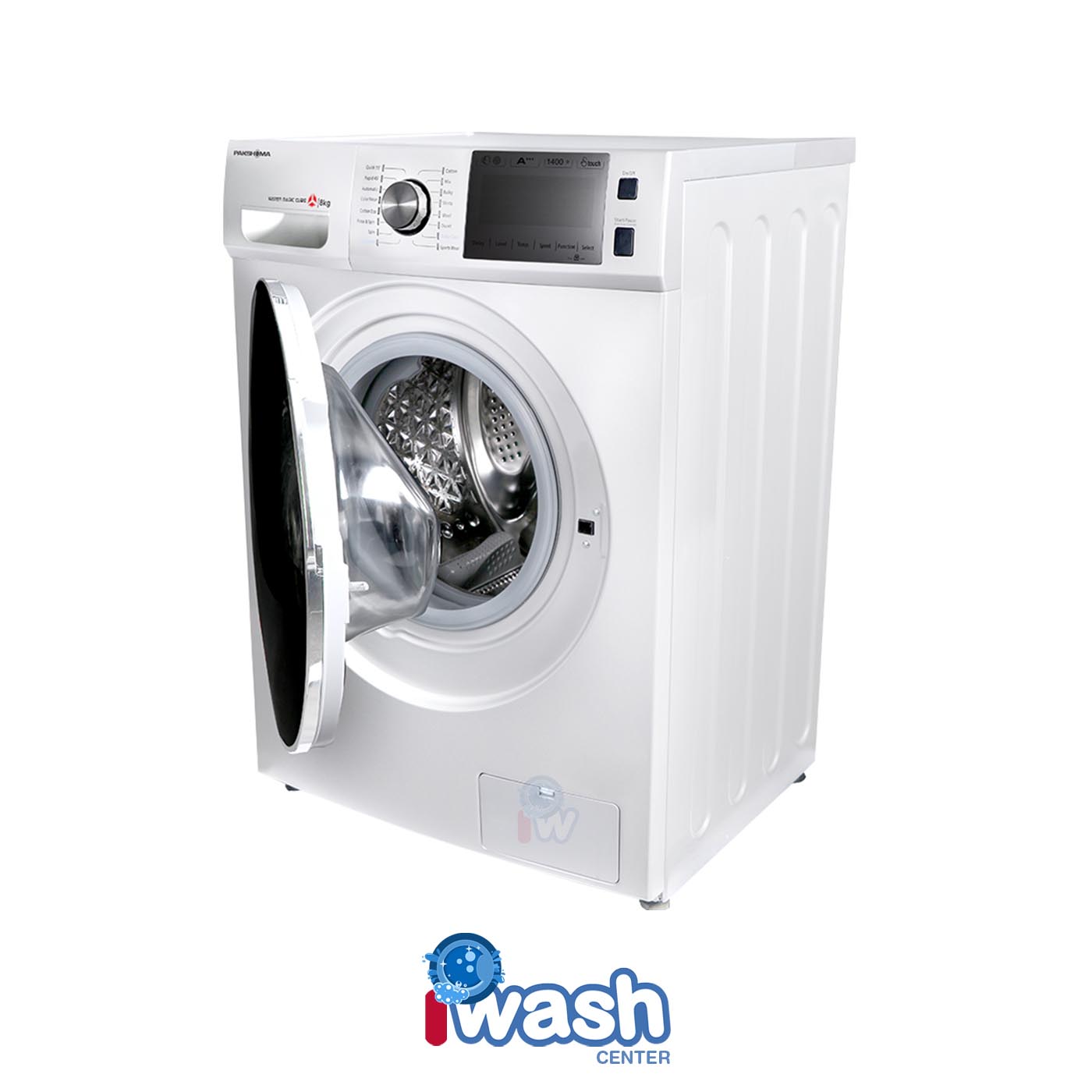 ماشین لباسشویی 8 کیلویی پاکشوما مدل BWF 40803 WT سفید
