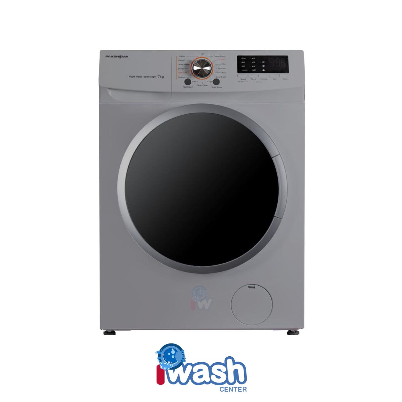 ماشین لباسشویی 7 کیلویی پاکشوما مدل UWF 20700 ST نقره ای