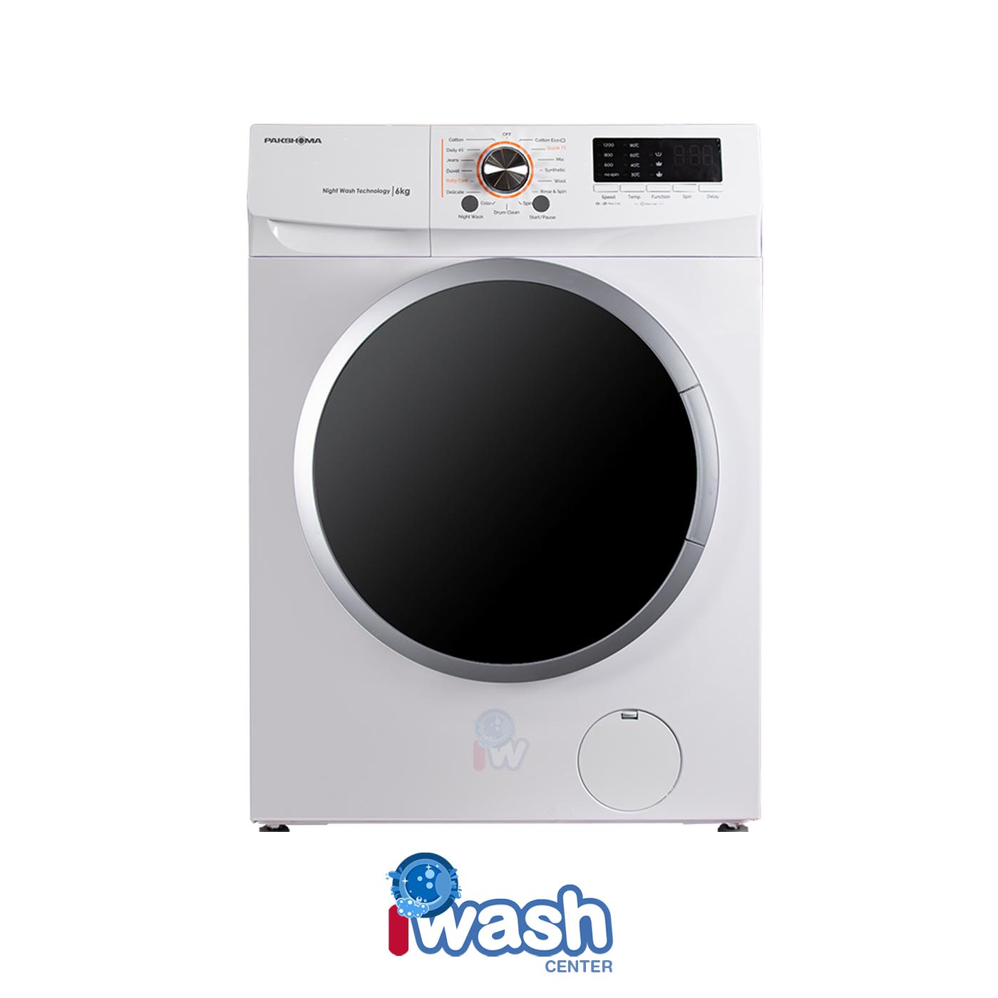 ماشین لباسشویی 6 کیلویی پاکشوما مدل UWF 10600 WT سفید