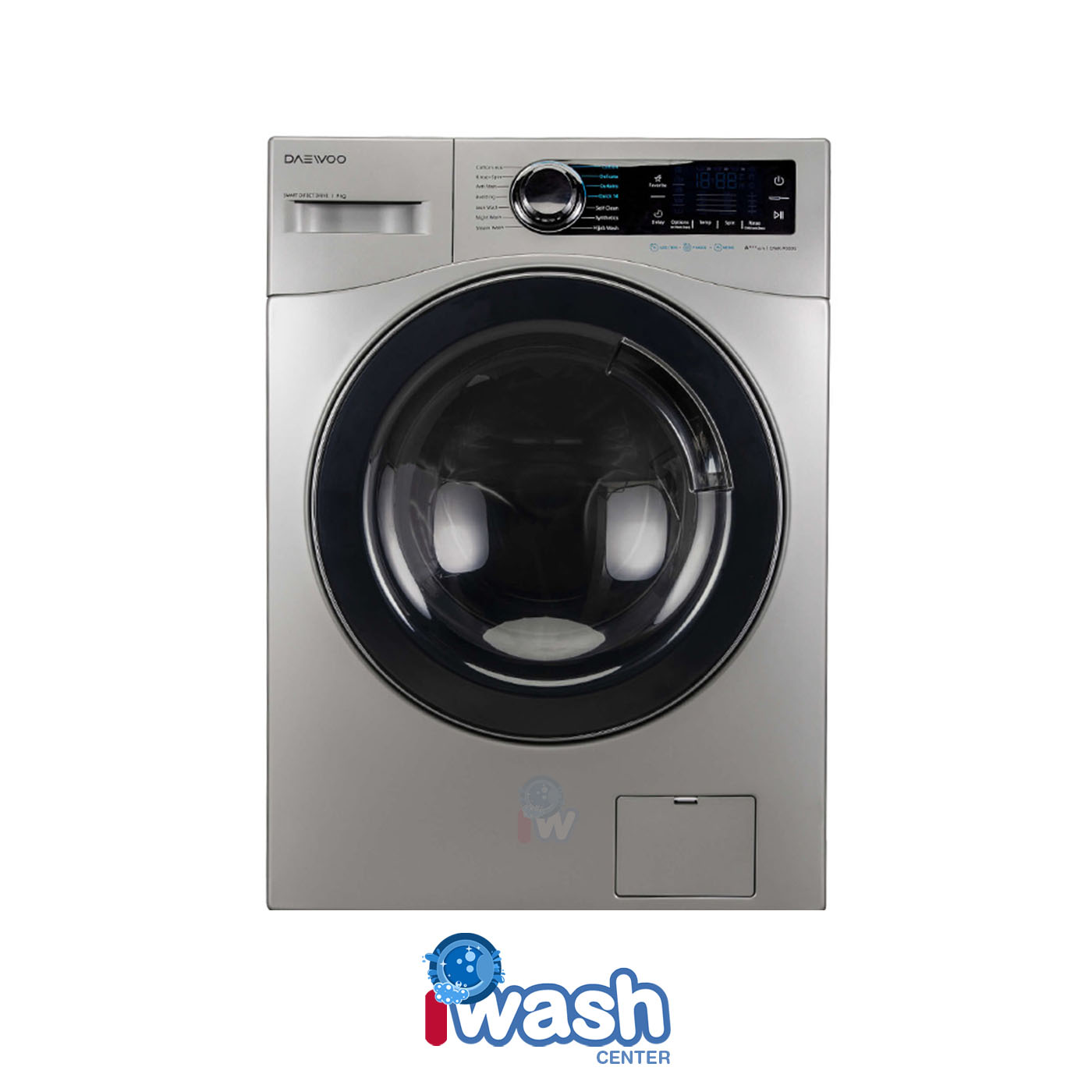 ماشین لباسشویی 9 کیلویی دوو مدل سنیور DWK-SE990S نقره ای