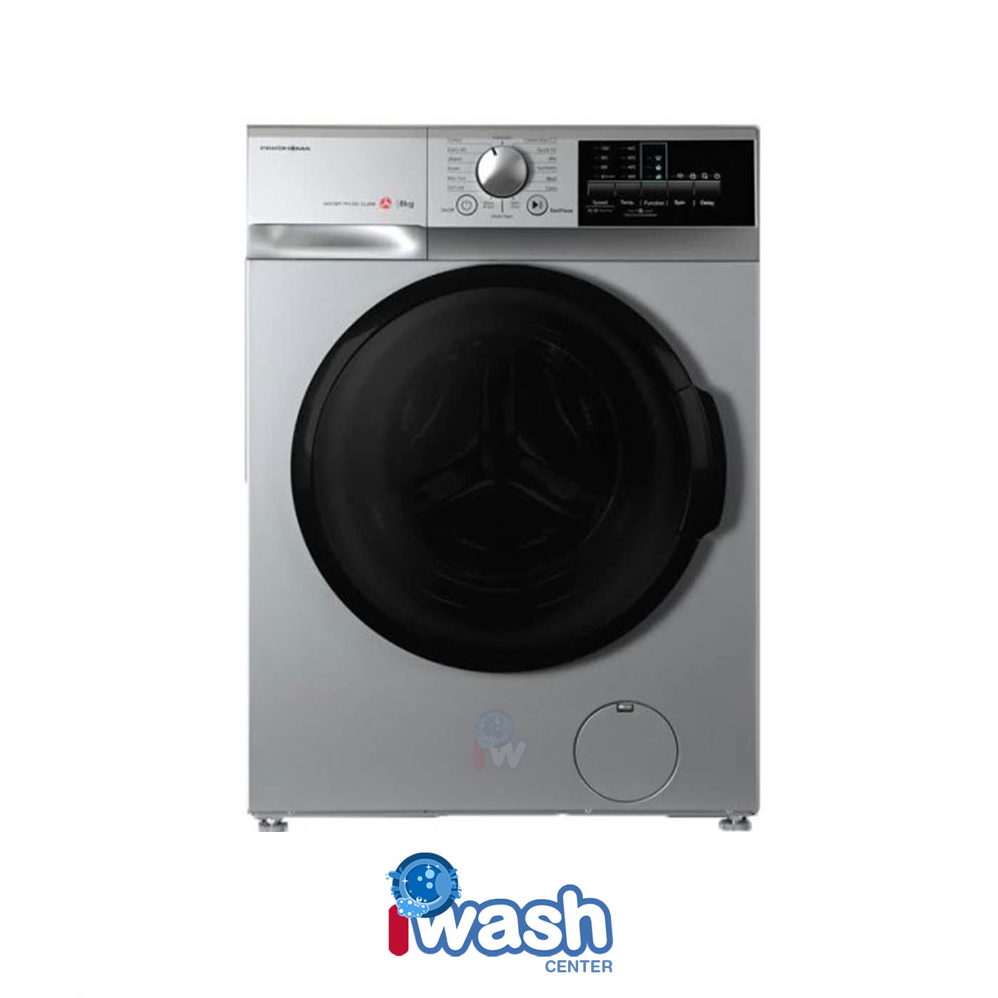ماشین لباسشویی 8 کیلویی پاکشوما مدل UWF 20801 iST نقره ای