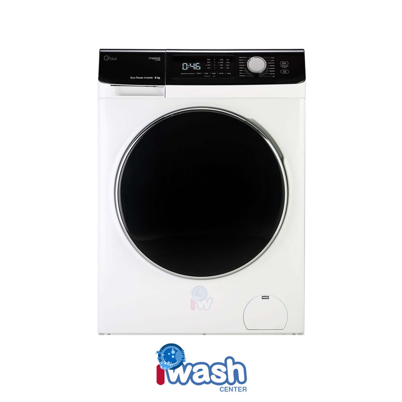 ماشین لباسشویی 9 کیلویی جی پلاس مدل GWM-P954W سفید