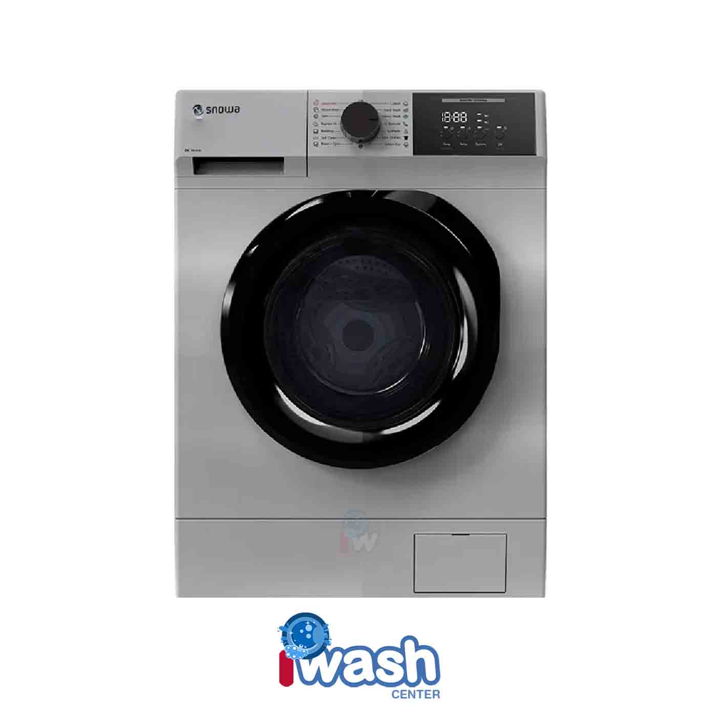 ماشین لباسشویی 8 کیلویی اسنوا مدل Arta آرتا SWM-C81S نقره ای