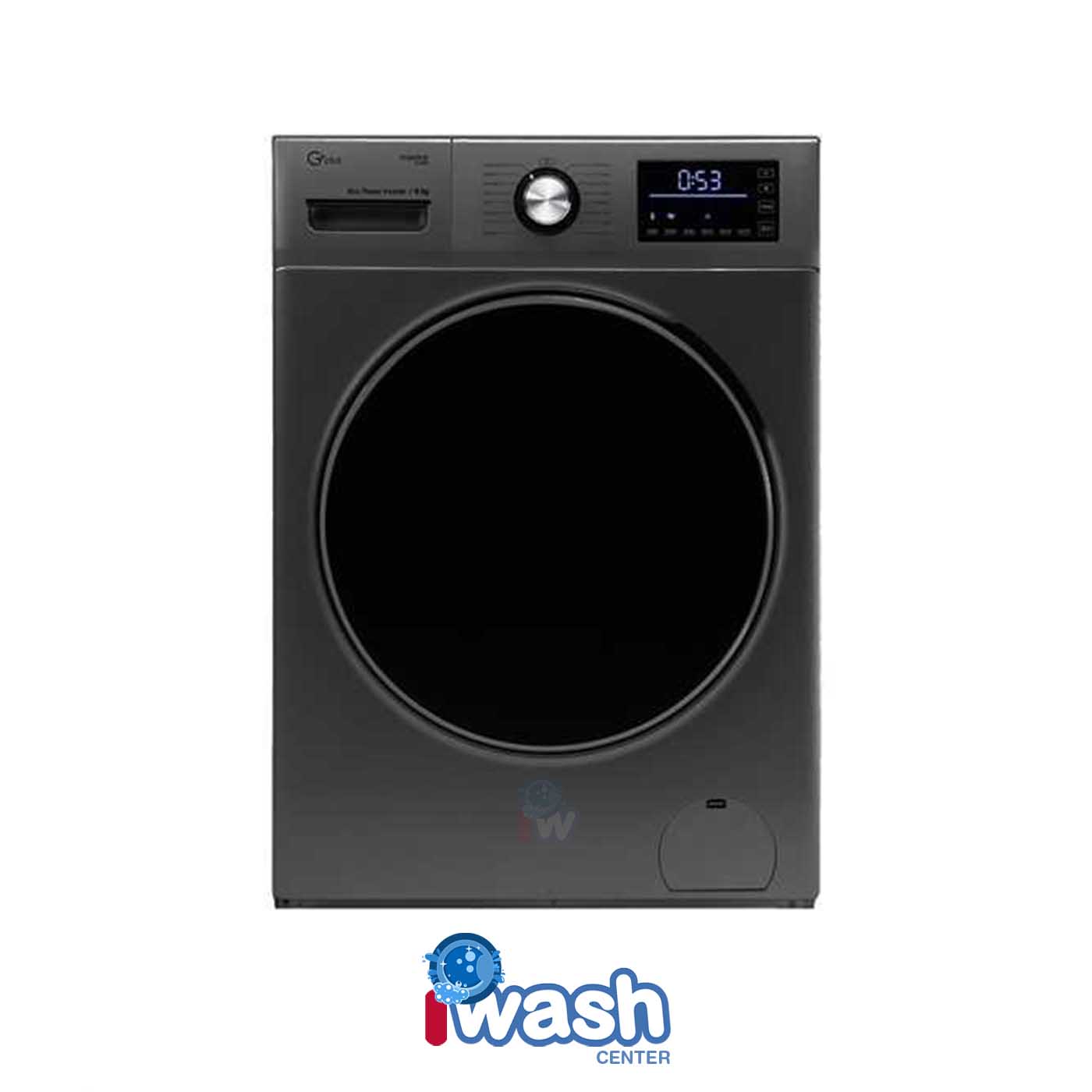 ماشین لباسشویی 9 کیلویی جی پلاس مدل GWM-P934BS مشکی