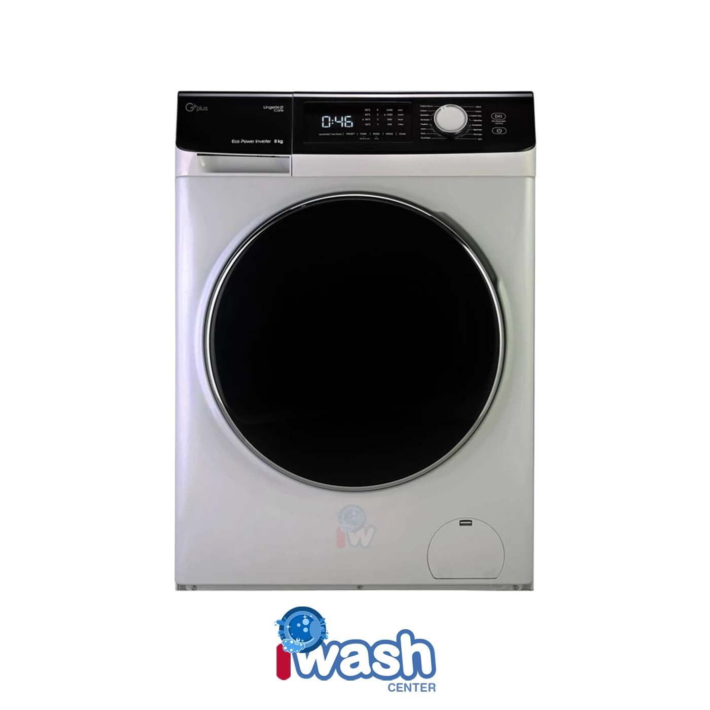 ماشین لباسشویی 8 کیلویی جی پلاس مدل GWM-P854T تیتانیوم