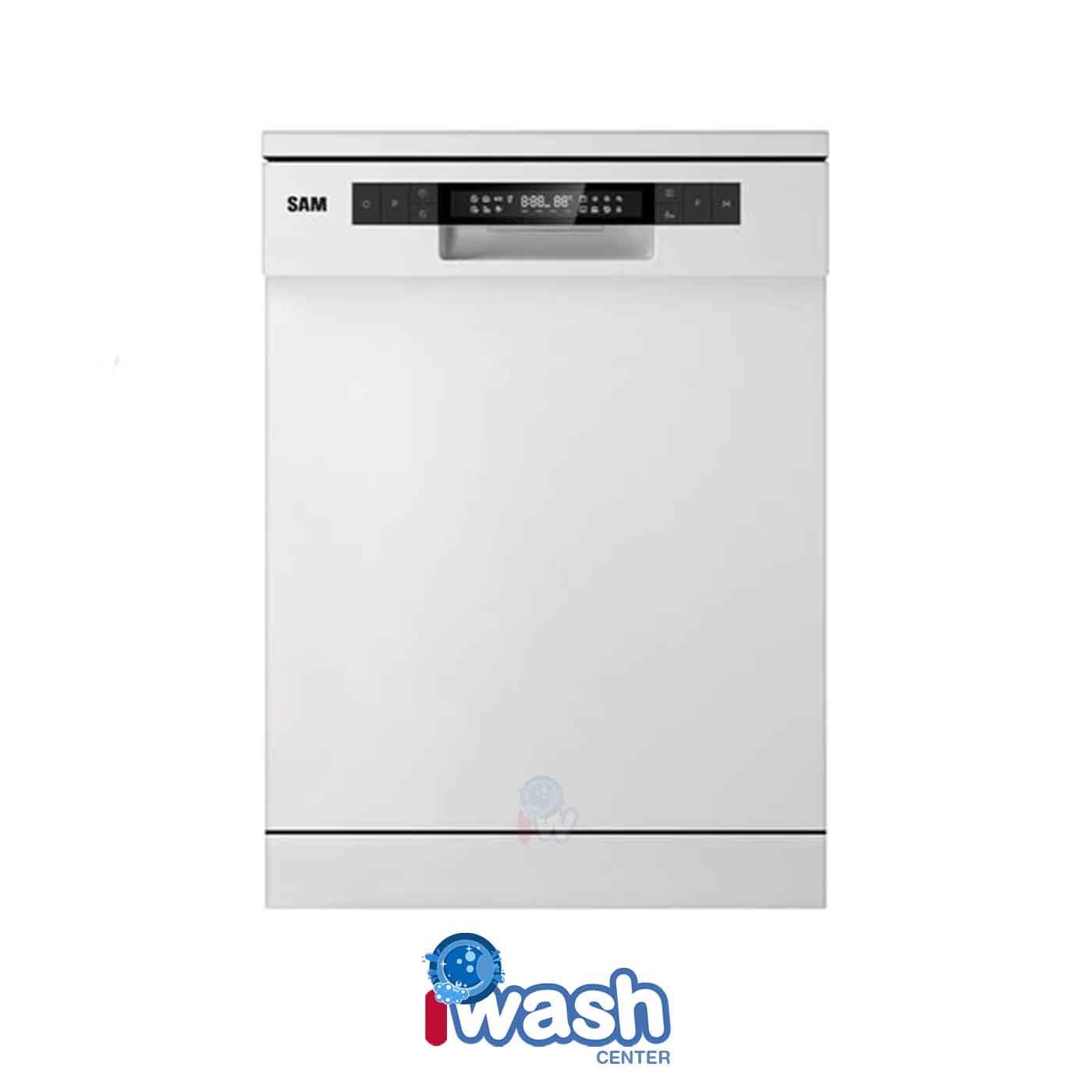 ماشین ظرفشویی 15 نفره سام مدل DW186WI/N سفید