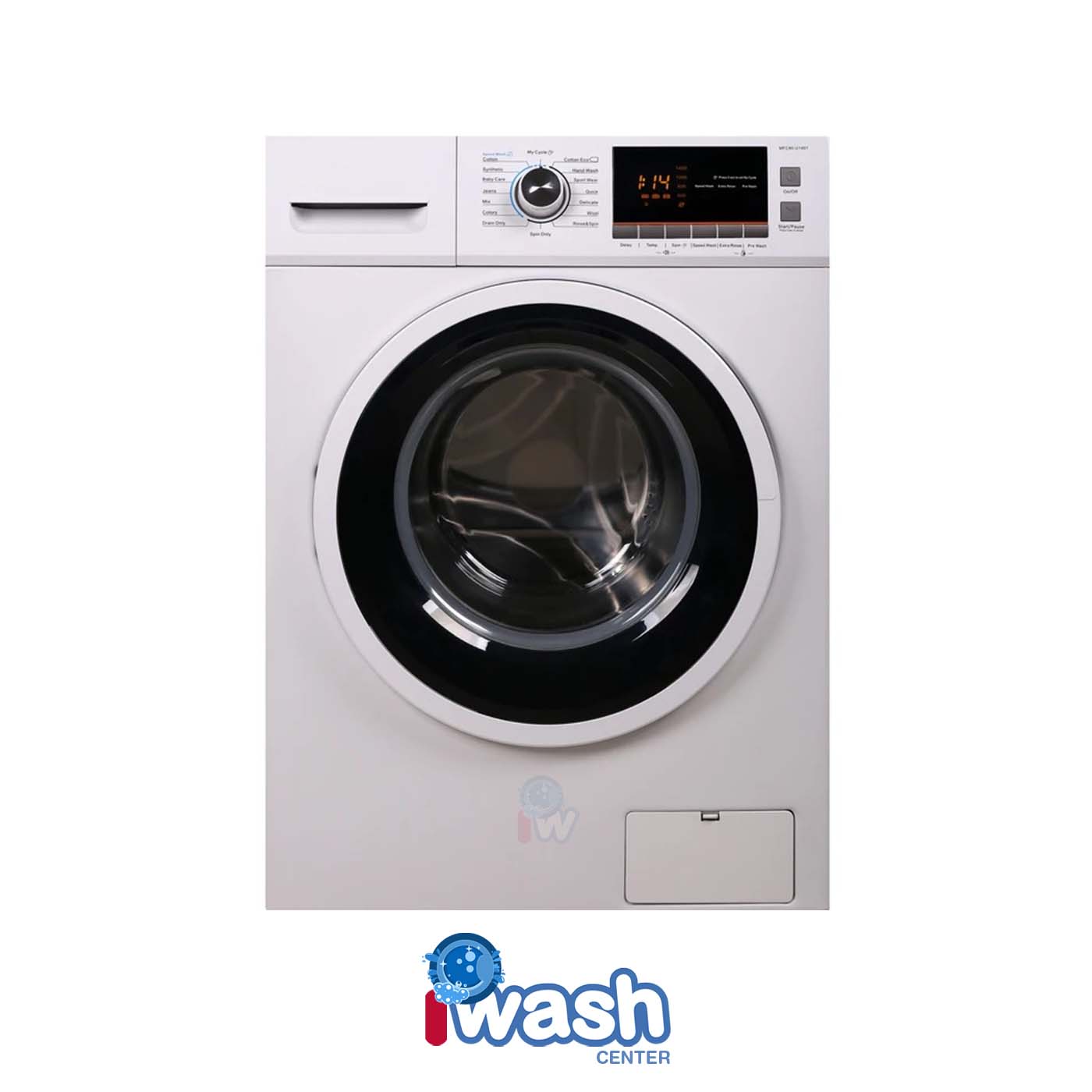 ماشین لباسشویی 8 کیلویی پاکشوما مدل BWF 41801 WT سفید