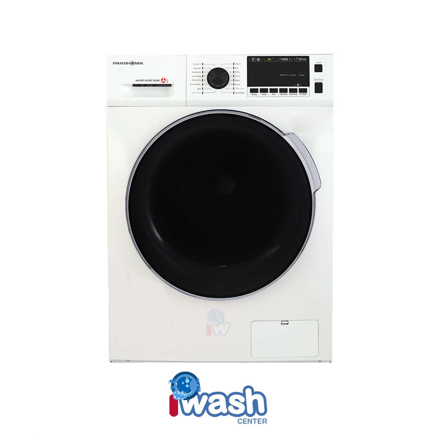 ماشین لباسشویی 7 کیلویی پاکشوما مدل BWF 40701 WT سفید