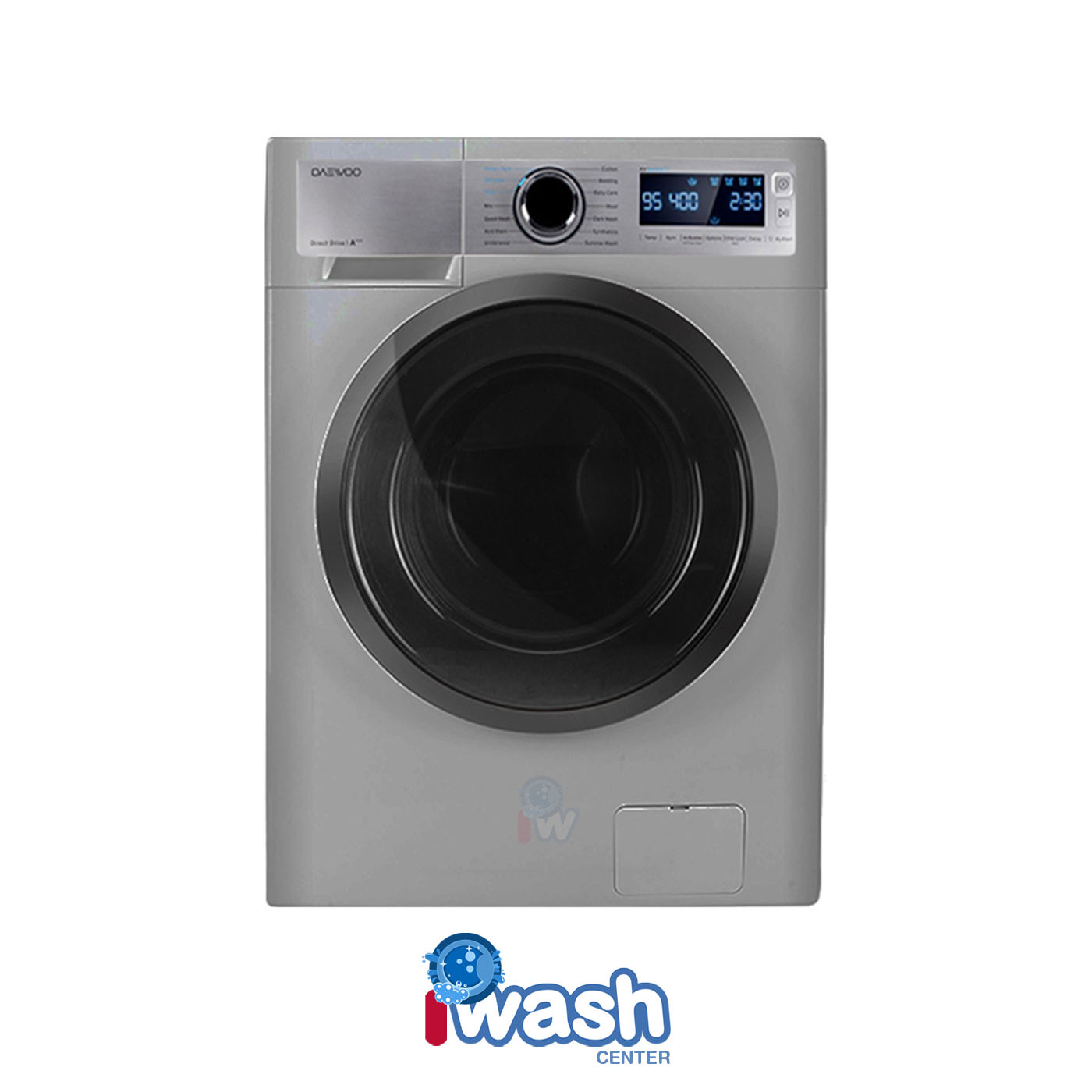 ماشین لباسشویی 8 کیلویی دوو مدل Hanbuk هانبوک LM-860SS نقره ای