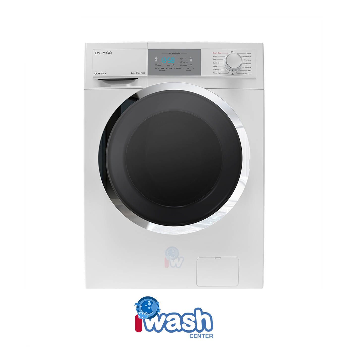 ماشین لباسشویی 7 کیلویی دوو مدل کاریزما اسلیم LM-720W سفید