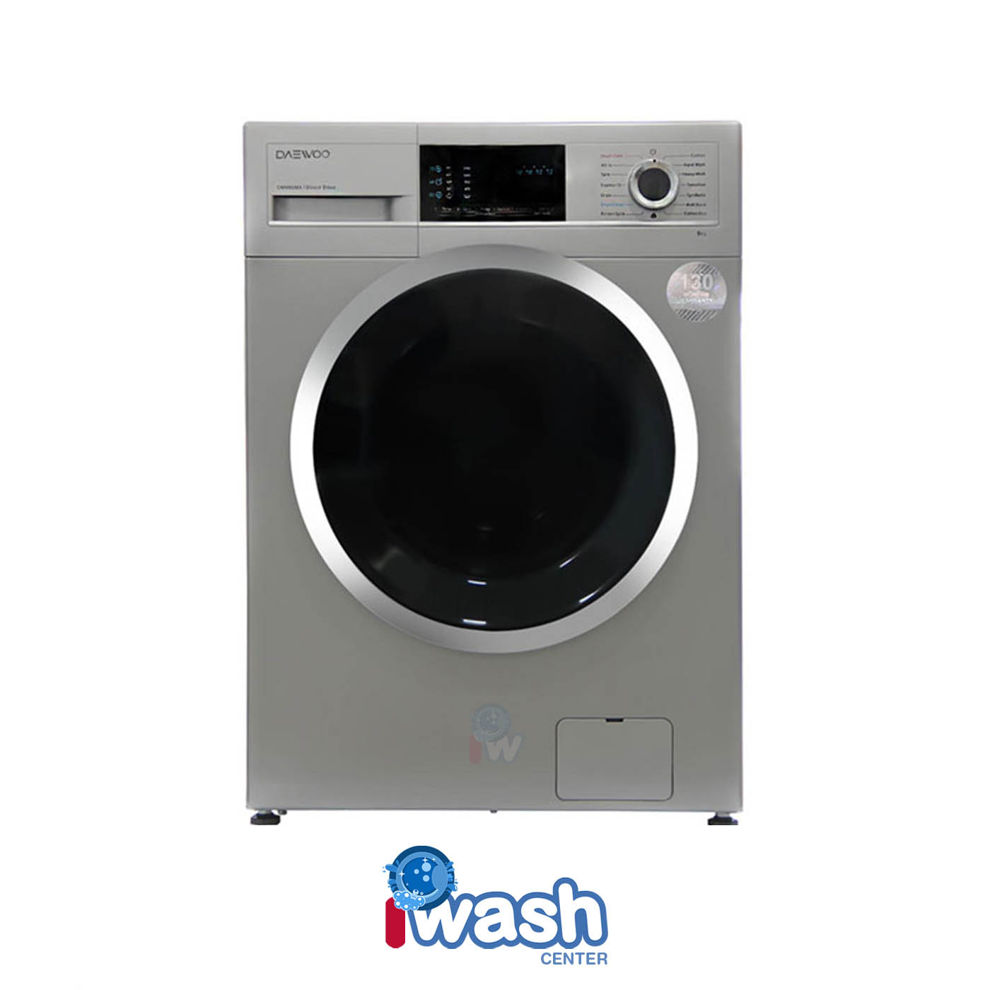 ماشین لباسشویی 8 کیلویی دوو مدل Chanran چانران LM-840S نقره ای