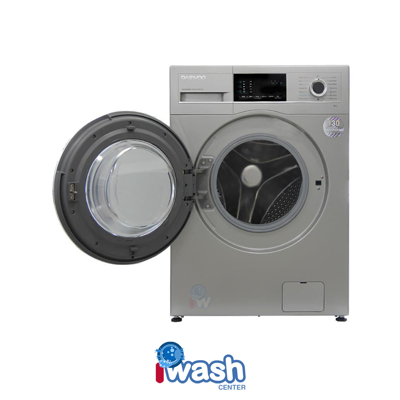 ماشین لباسشویی 8 کیلویی دوو مدل Chanran چانران LM-840S نقره ای