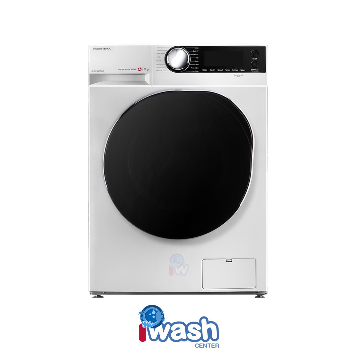 ماشین لباسشویی 9 کیلویی پاکشوما مدل BWF 40107 WT سفید