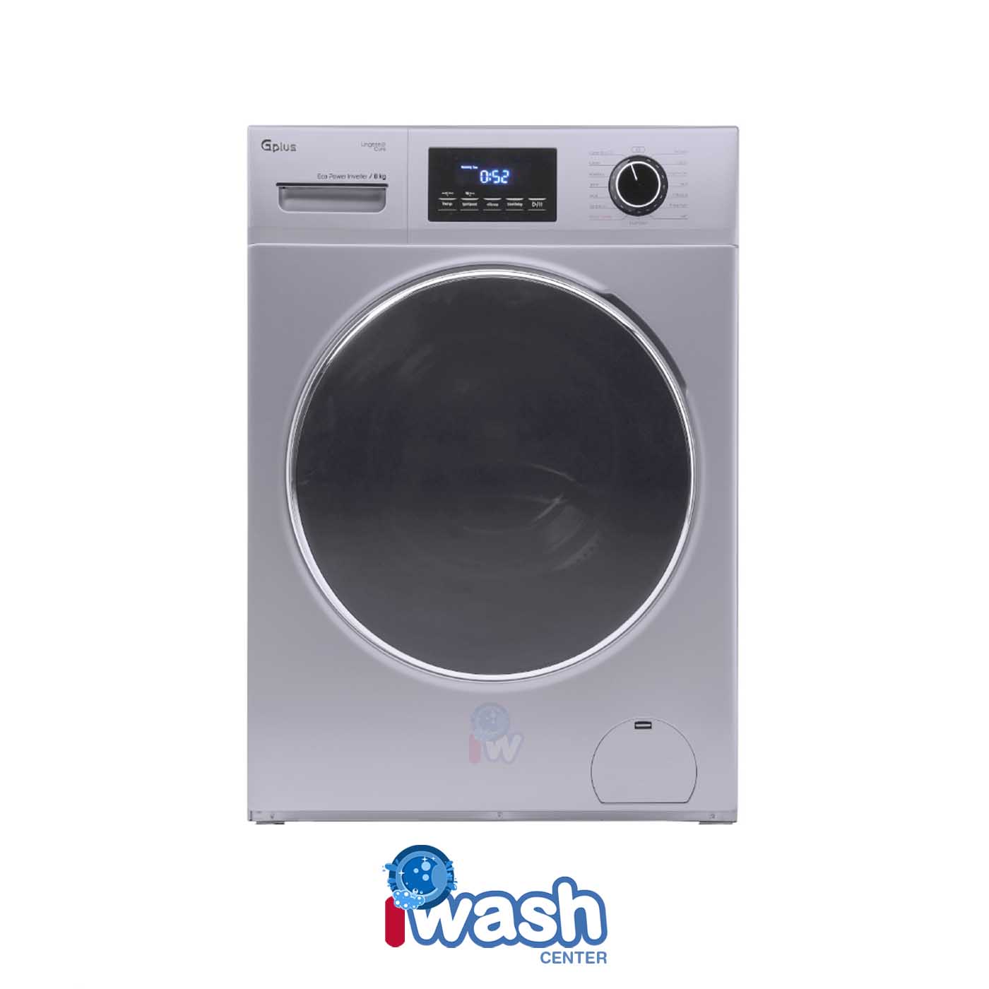 ماشین لباسشویی 8 کیلویی جی پلاس مدل GWM-M8340T تیتانیوم