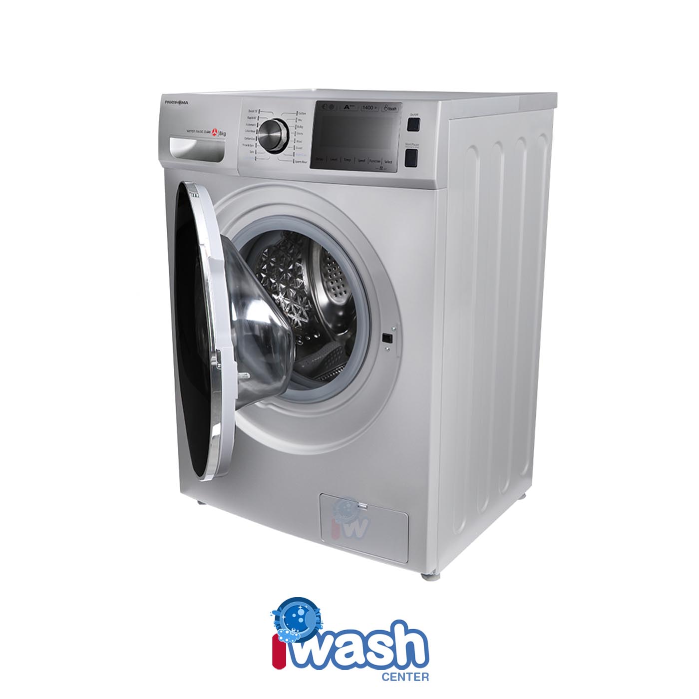 ماشین لباسشویی 8 کیلویی پاکشوما مدل BWF 40803 iST نقره ای