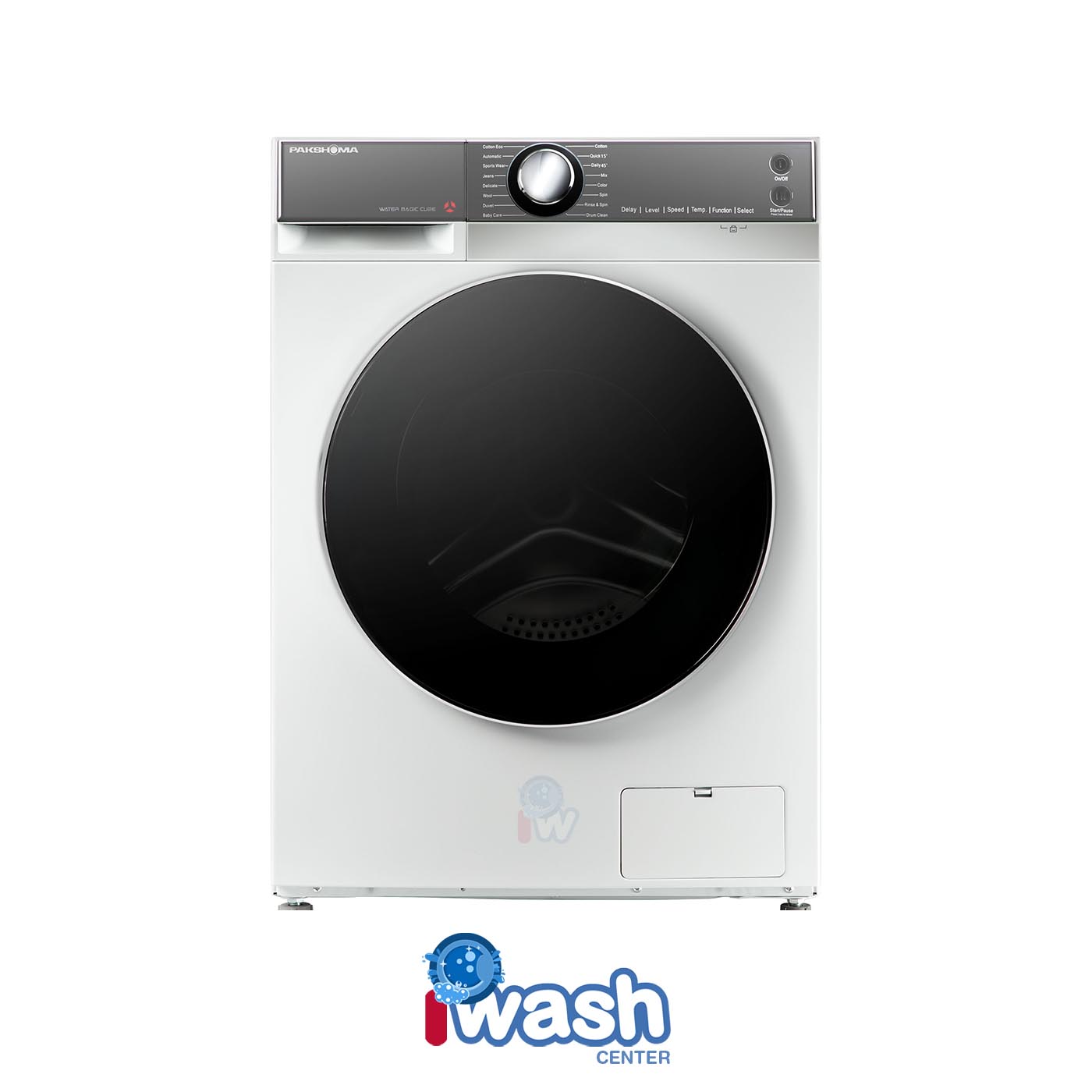 ماشین لباسشویی 9 کیلویی پاکشوما مدل BWF 40108 iWT سفید
