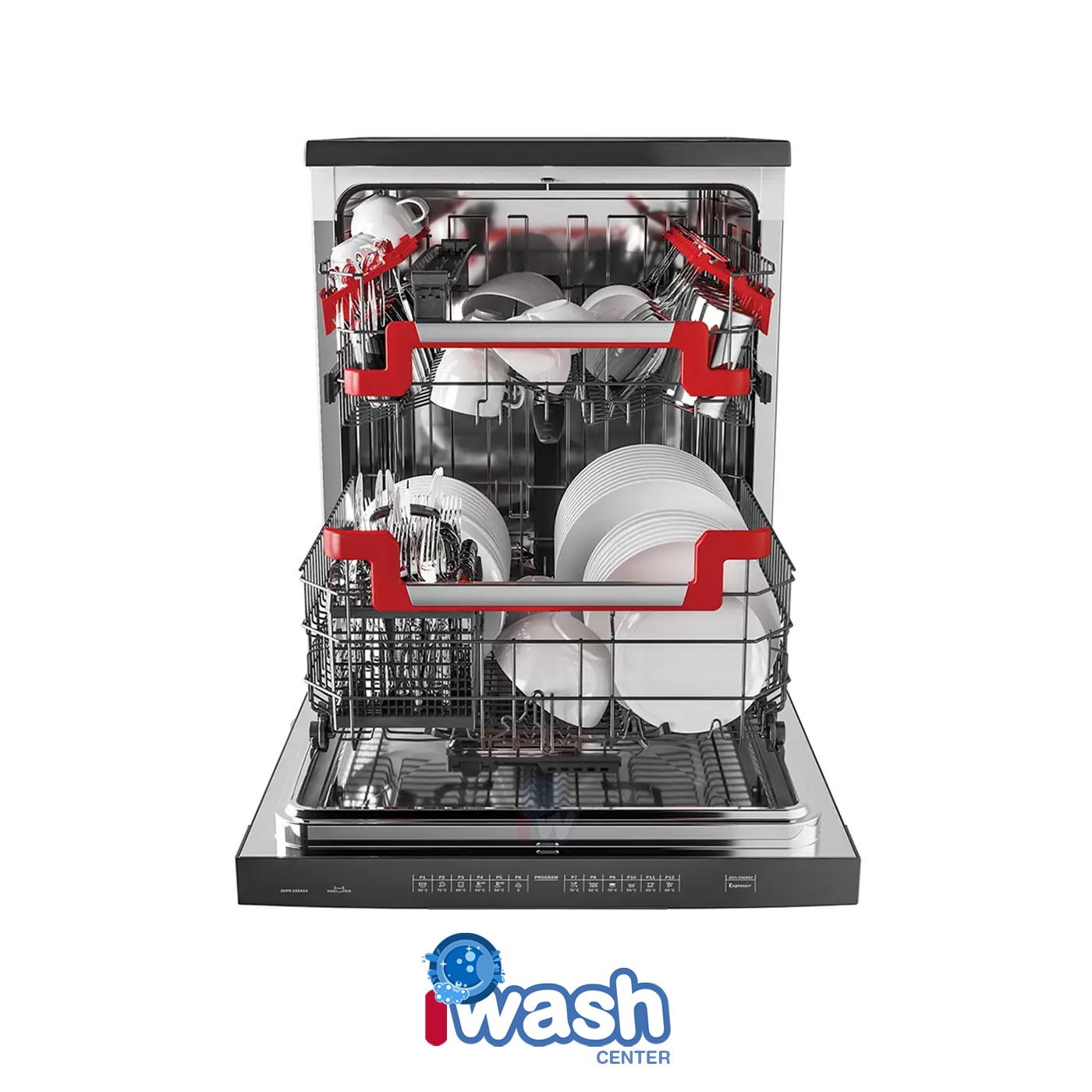 ماشین ظرفشویی 16 نفره زیرووات مدل ZDPN-1S641A اینوکس