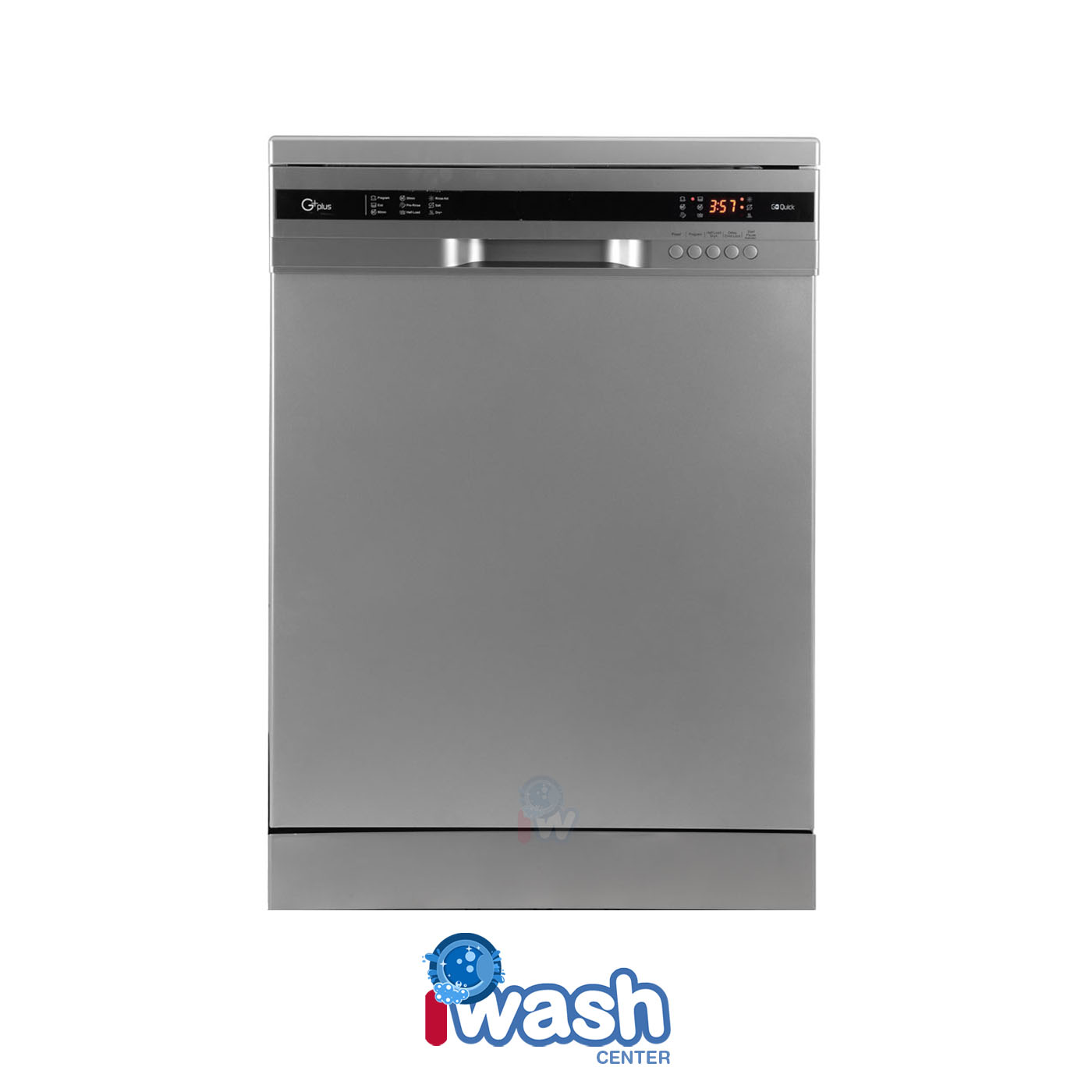 ماشین ظرفشویی 13 نفره جی پلاس مدل GDW-N1362S نقره ای