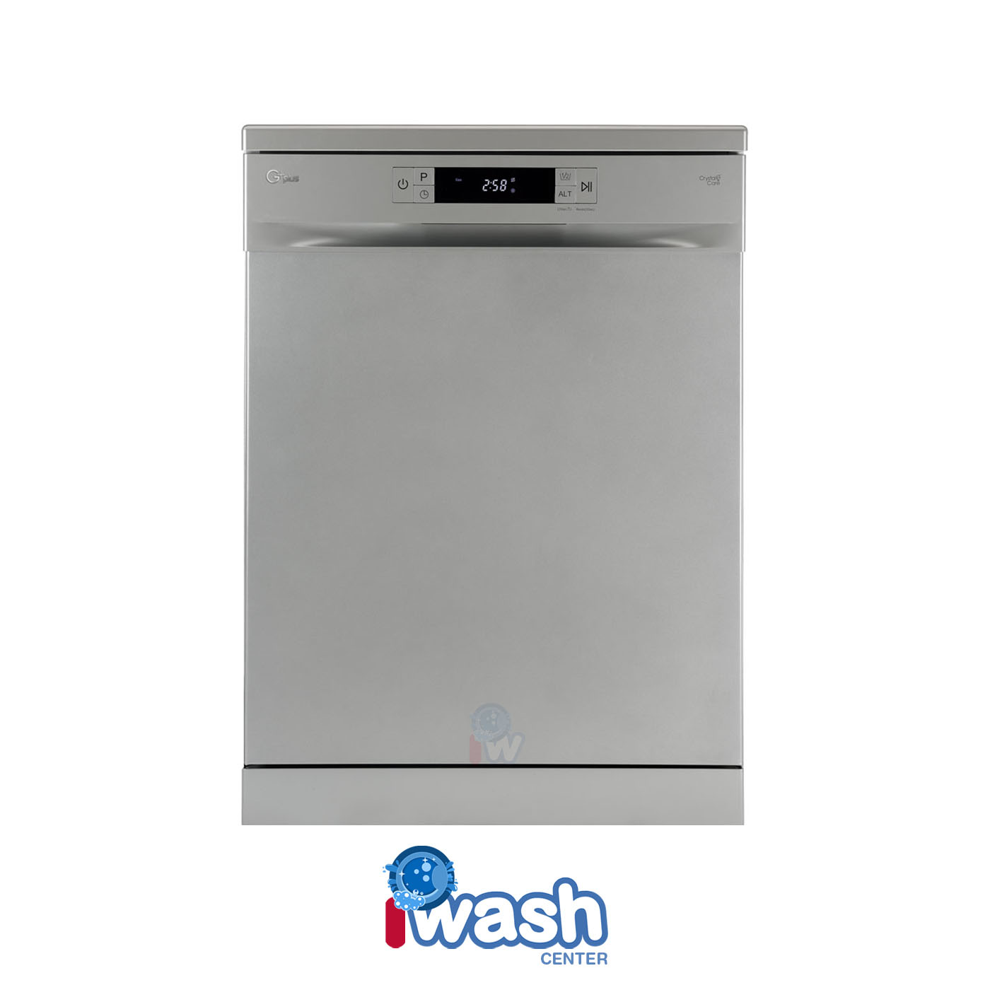 ماشین ظرفشویی 14 نفره جی پلاس مدل GDW-N1473S نقره ای