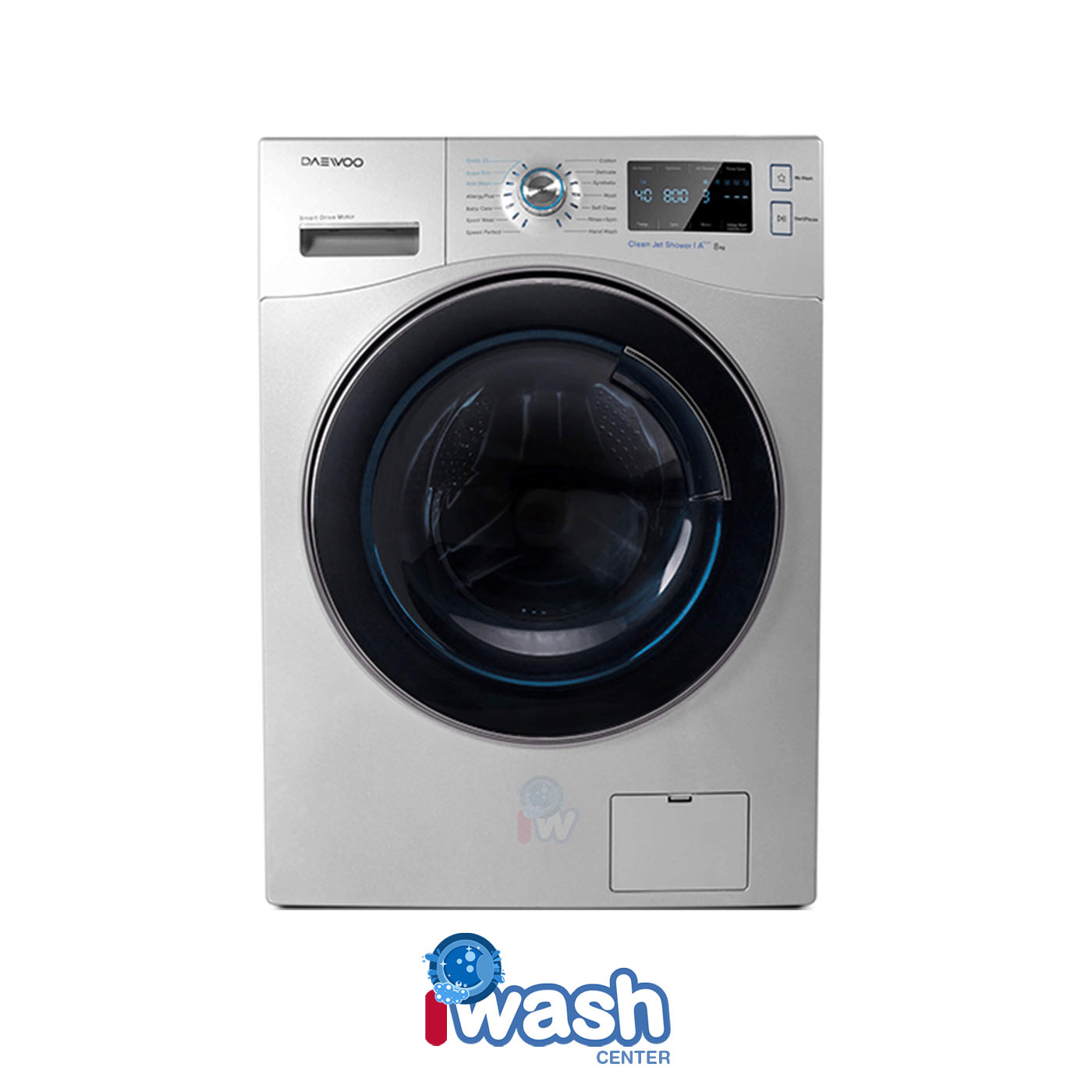 ماشین لباسشویی 9 کیلویی دوو مدل Pali پالی LM-981S نقره ای