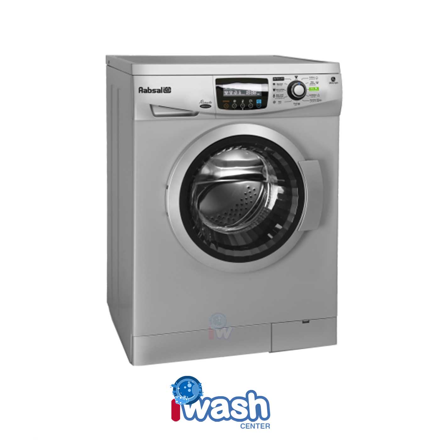 ماشین لباسشویی 7 کیلویی آبسال مدل WRE7312-S نقره ای