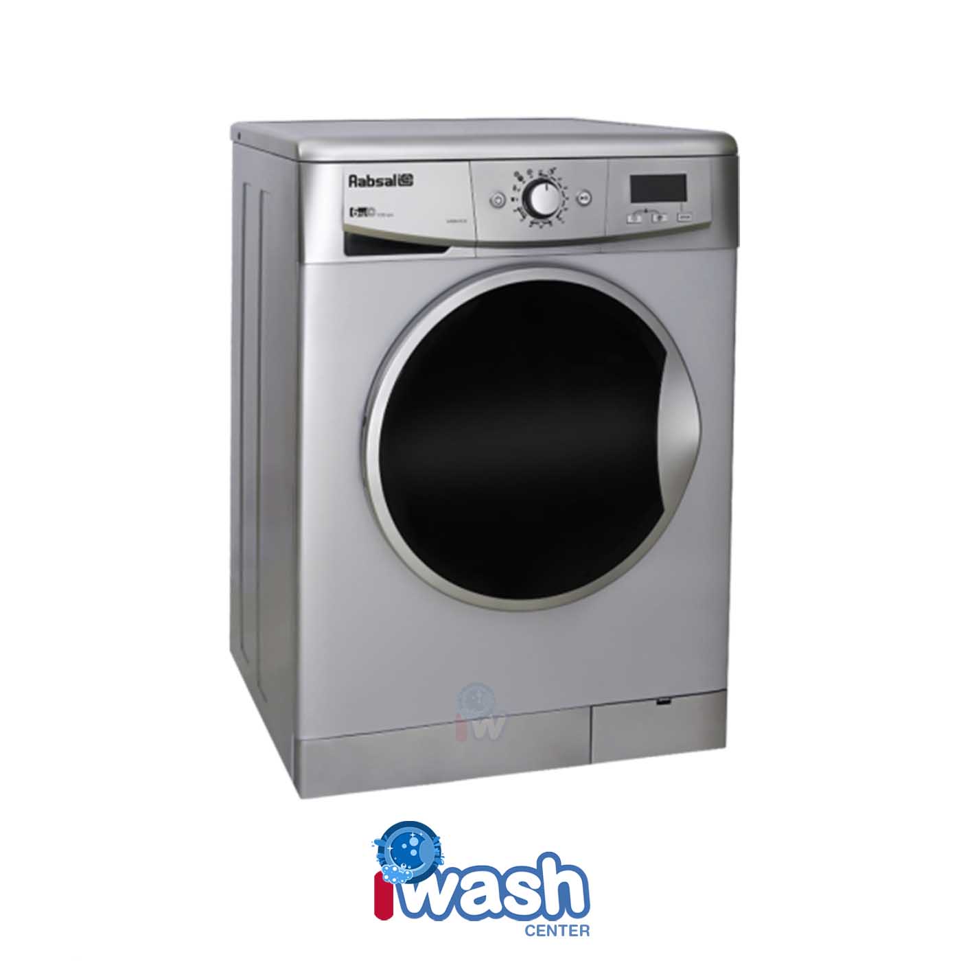 ماشین لباسشویی 6 کیلویی آبسال مدل WRE6410-S نقره ای