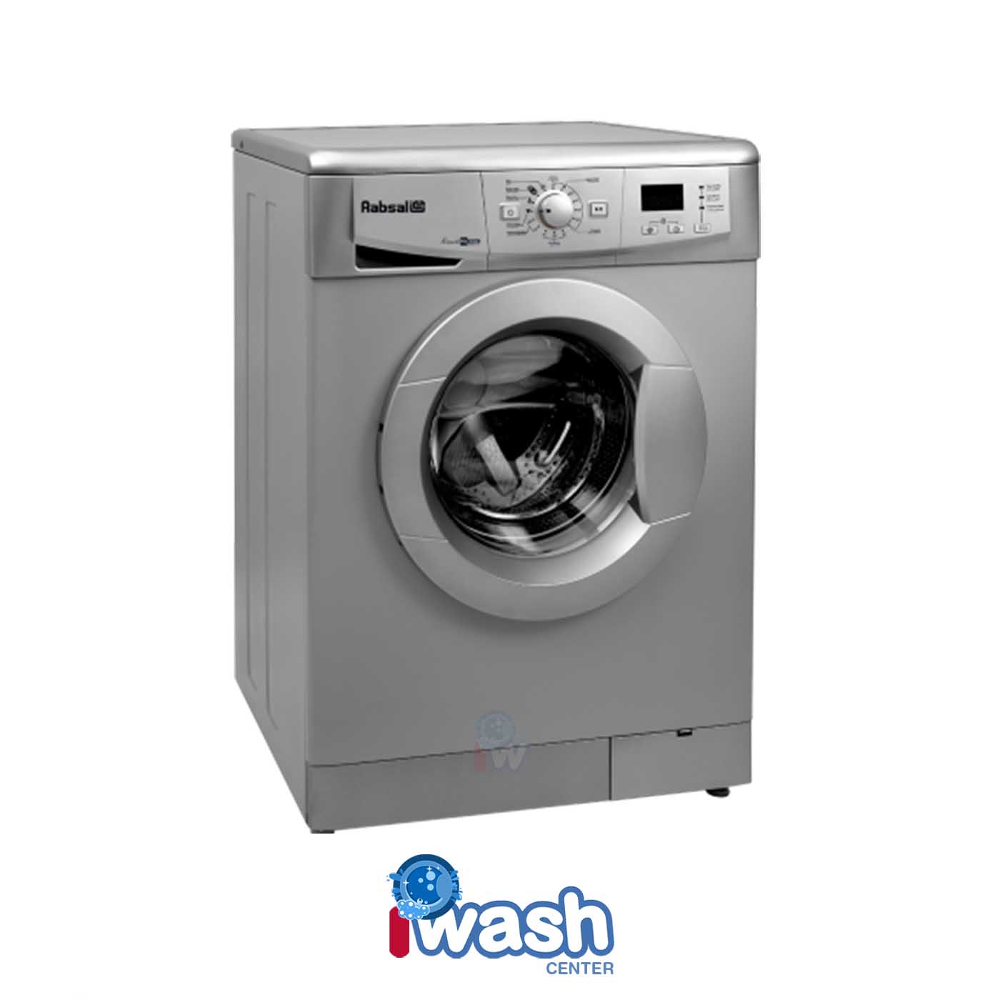 ماشین لباسشویی 6 کیلویی آبسال مدل WRE6310-S نقره ای