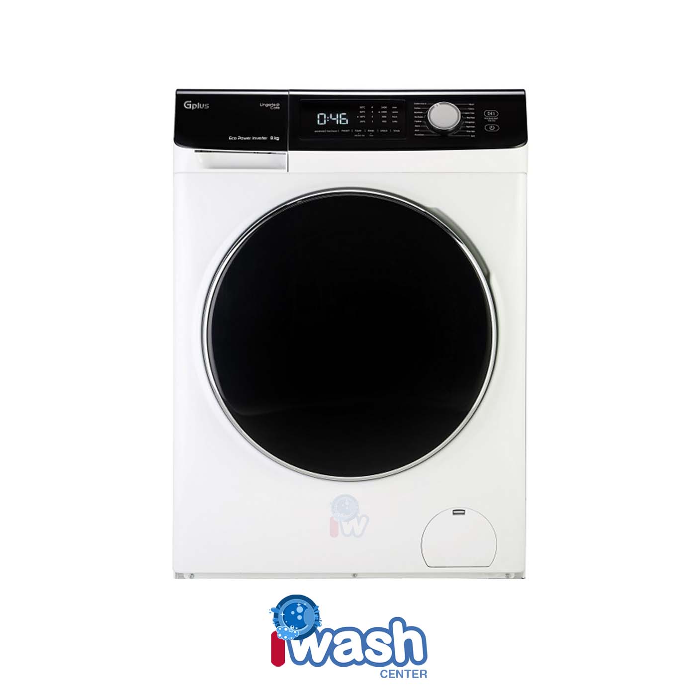 ماشین لباسشویی 8 کیلویی جی پلاس مدل GWM-M854W سفید