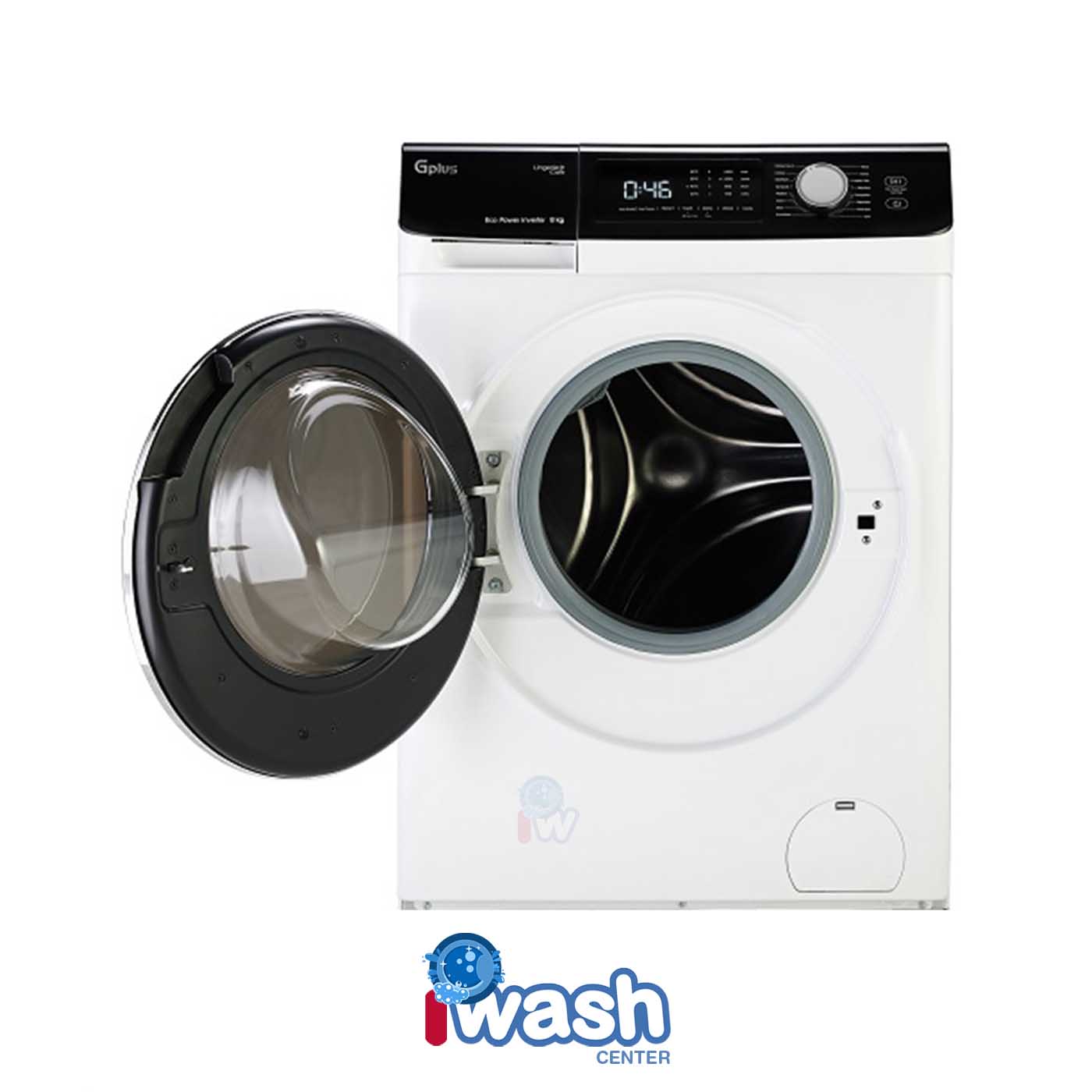 ماشین لباسشویی 8 کیلویی جی پلاس مدل GWM-M854W سفید