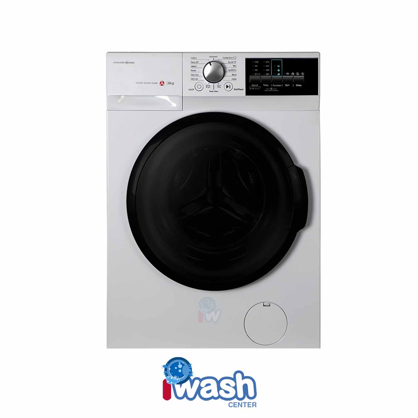 ماشین لباسشویی 8 کیلویی پاکشوما مدل UWF 20801 iWT سفید