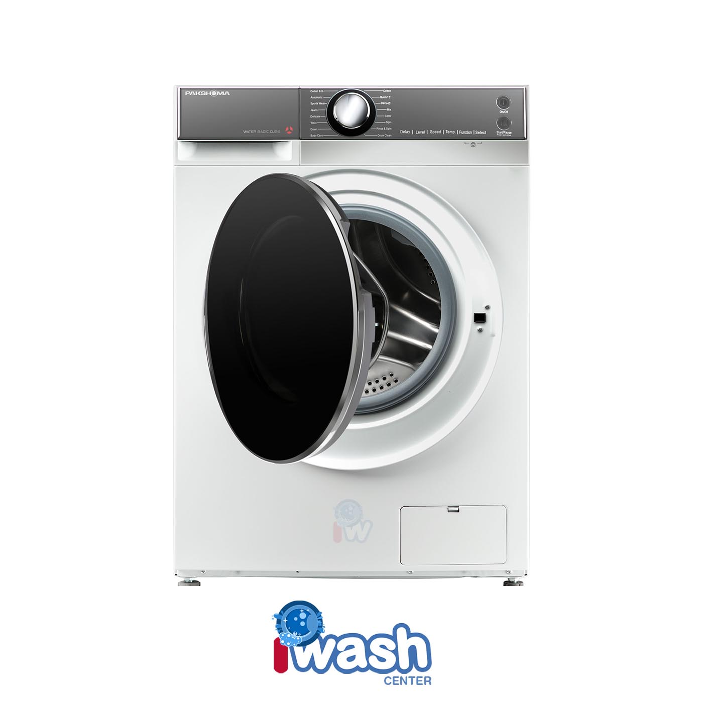 ماشین لباسشویی 9 کیلویی پاکشوما مدل BWF 40128 iWT سفید