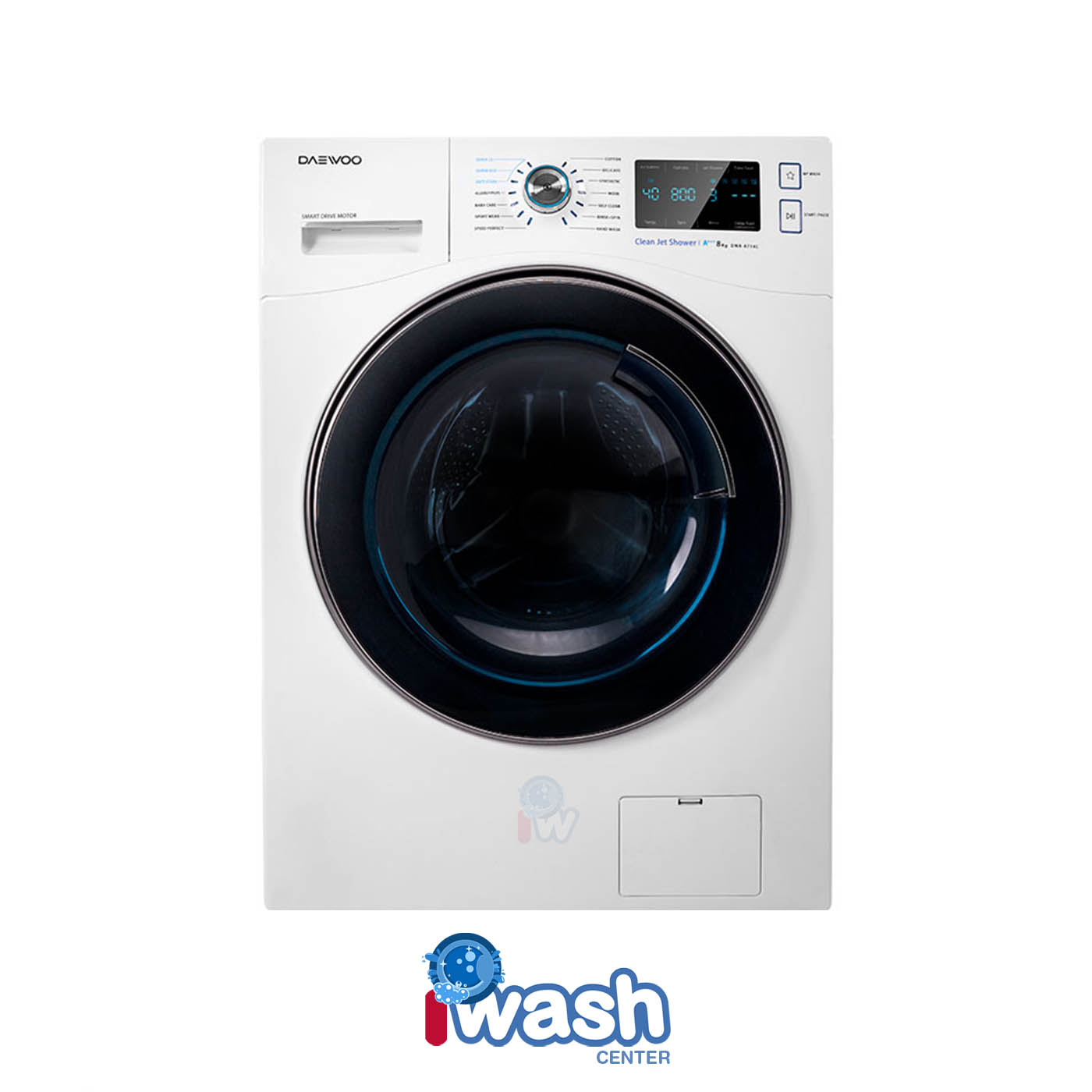 ماشین لباسشویی 8 کیلویی دوو مدل Pali پالی LM-881W سفید
