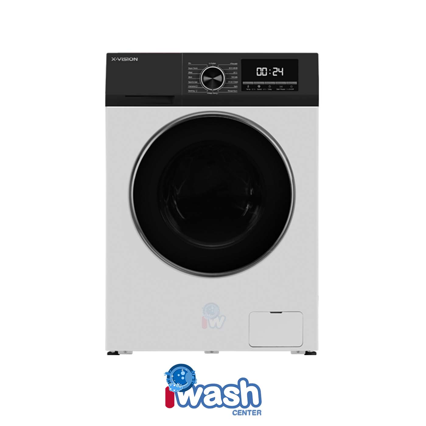 ماشین لباسشویی 9 کیلویی ایکس ویژن مدل TP92-BWD سفید