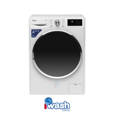 ماشین لباسشویی 8 کیلویی جی پلاس مدل GWM-R88W سفید